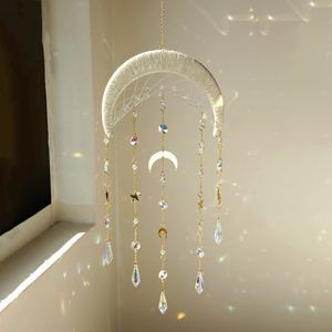 Moon Dream Catcher Wall Hanging - Dream Catchers With Crystals Princess Room💟